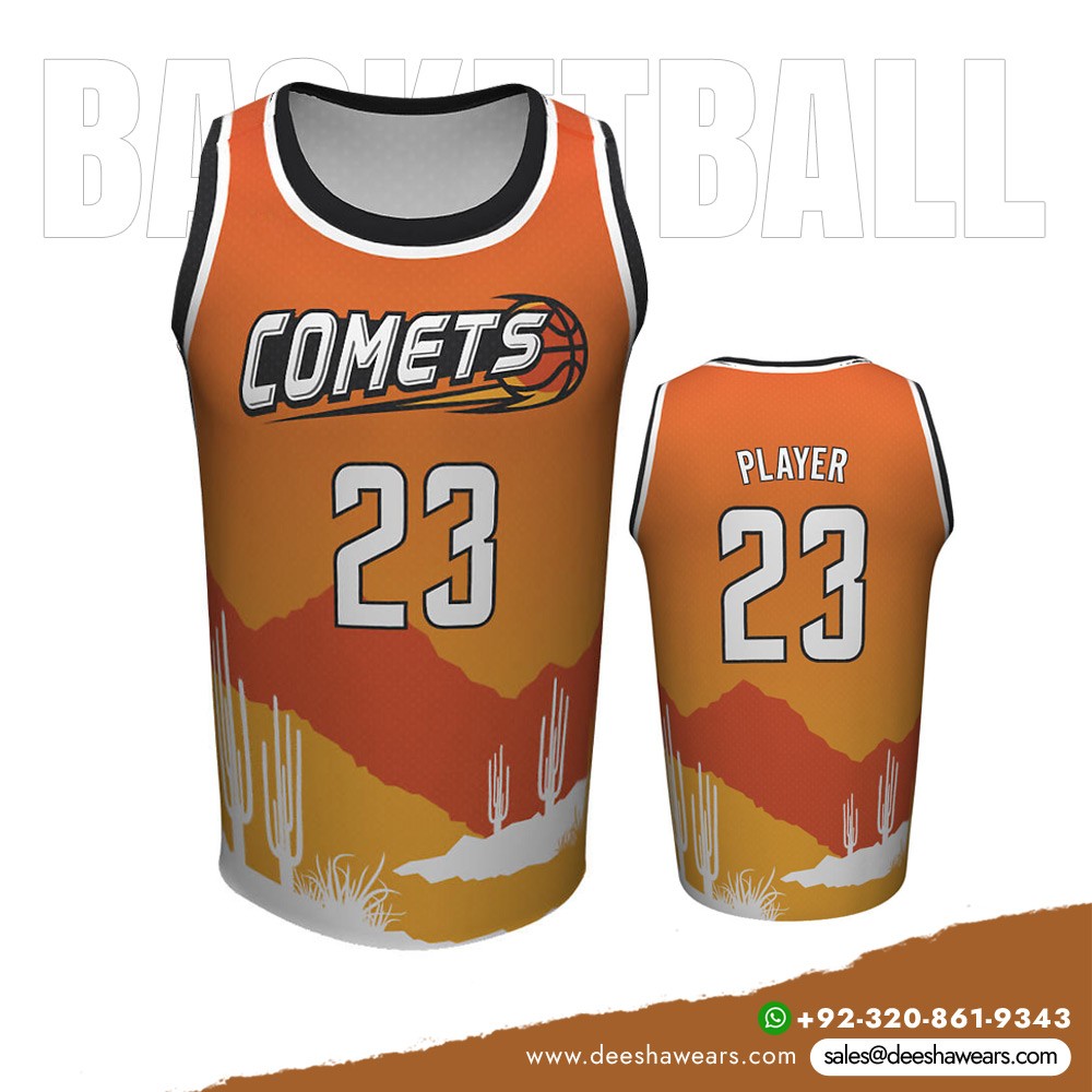 Crew Neck Basketball Jersey